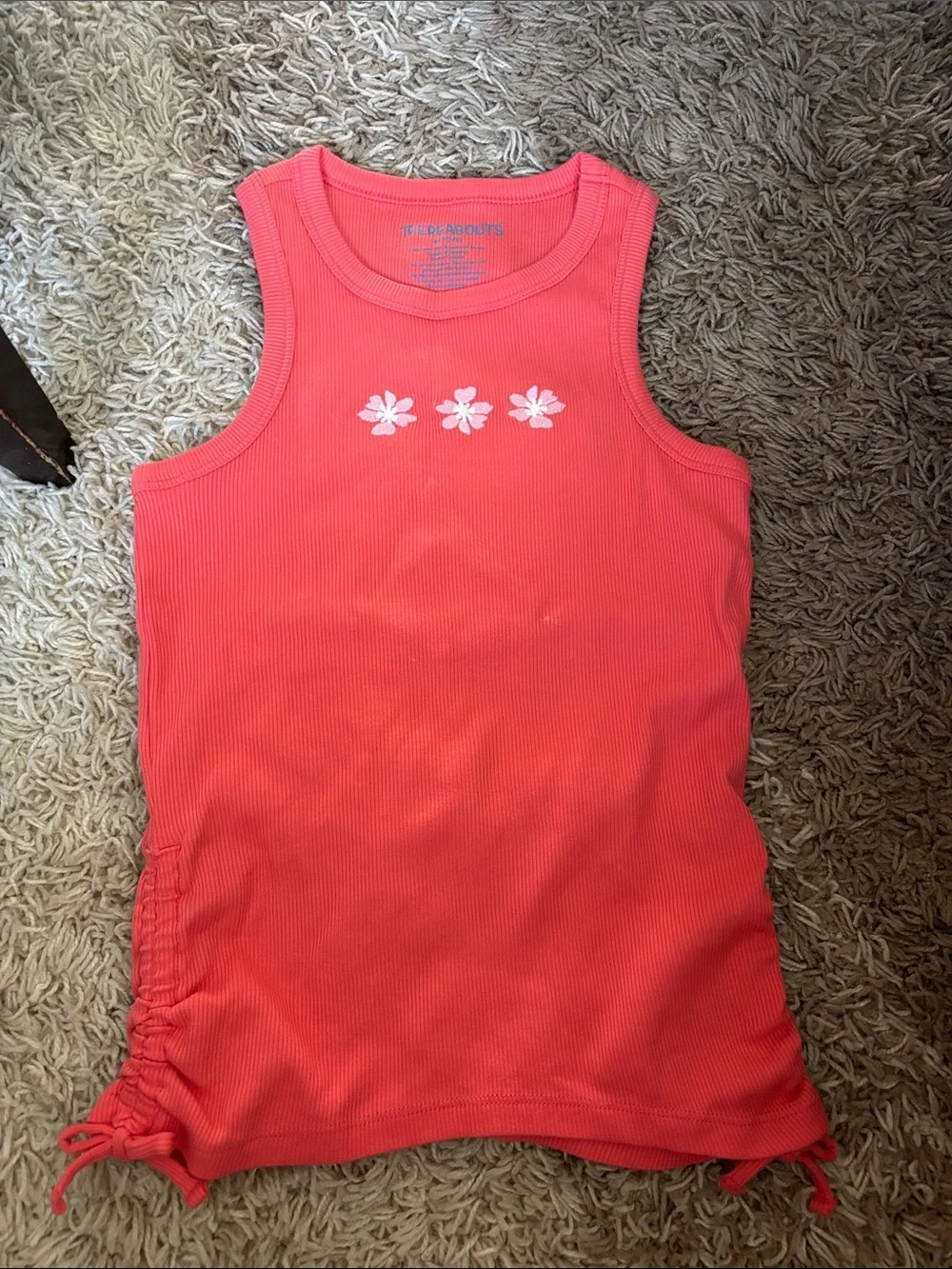 Kids' Floral Tank Top - Coral
